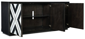 Sanctuary - Noir et Blanc Entertainment Console