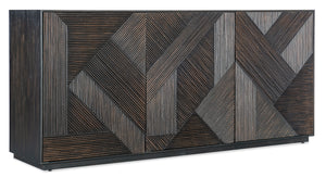 Retreat - Entertainment Credenza - Dark Brown