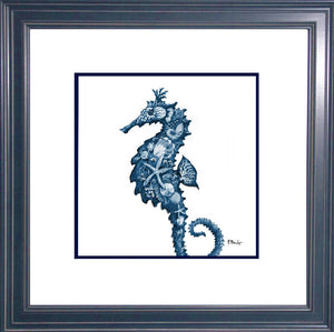 Blue Seahorse