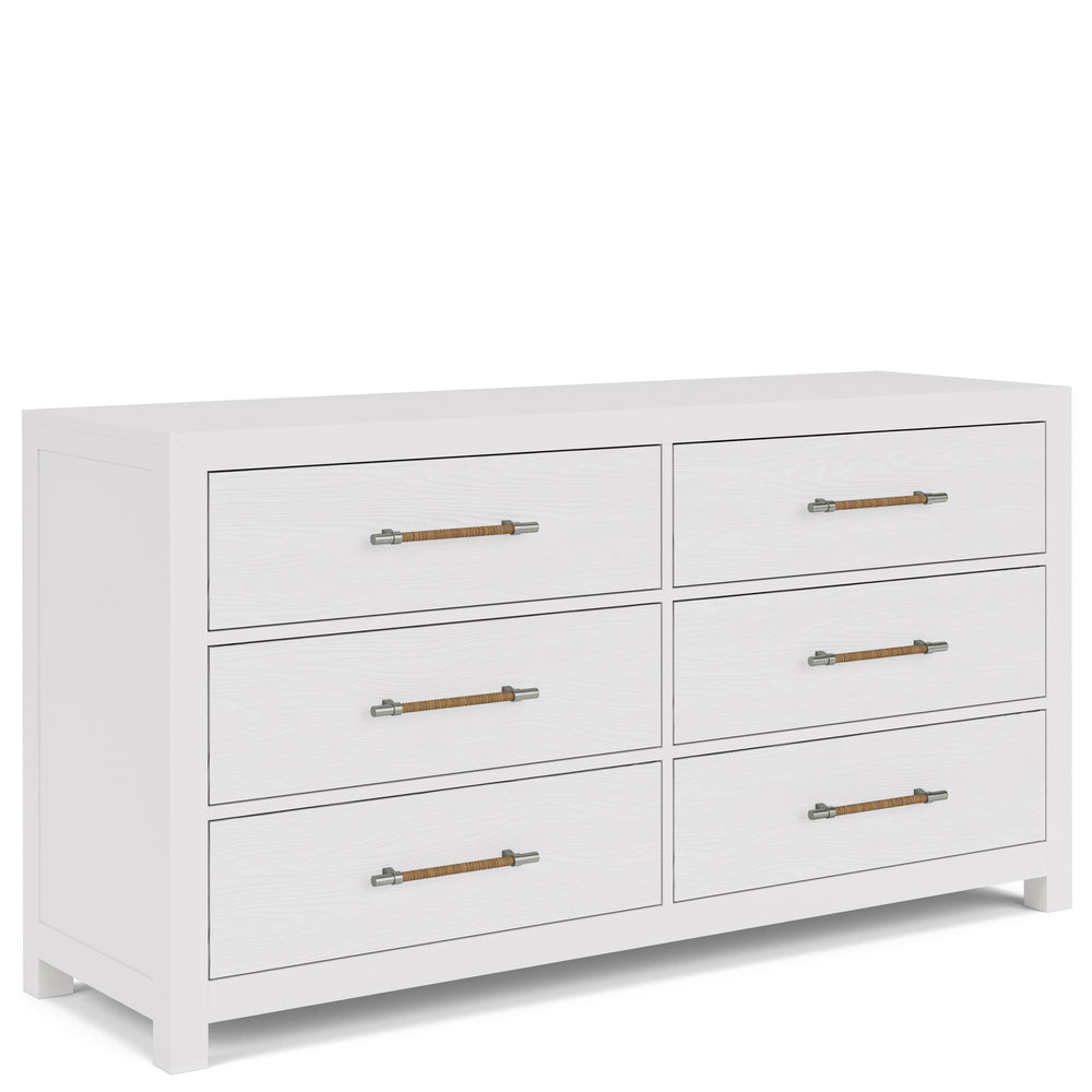 Rosalie - 6 Drawer Dresser - White - White