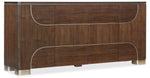 Melange - Contours Credenza - Dark Brown