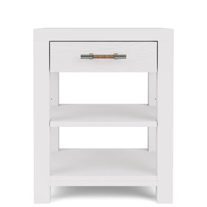 Rosalie - 1 Drawer Nightstand - White - White