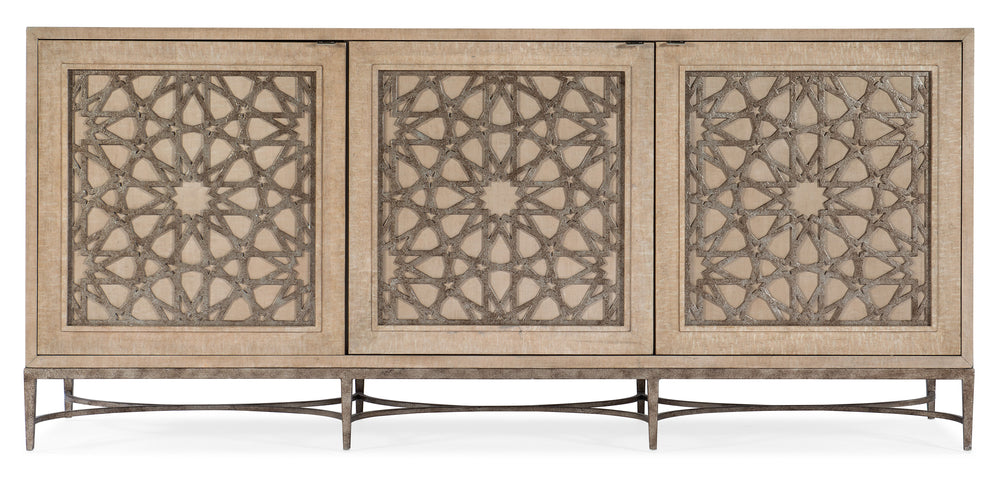 Melange - Suzani 3-Door Entertainment Console