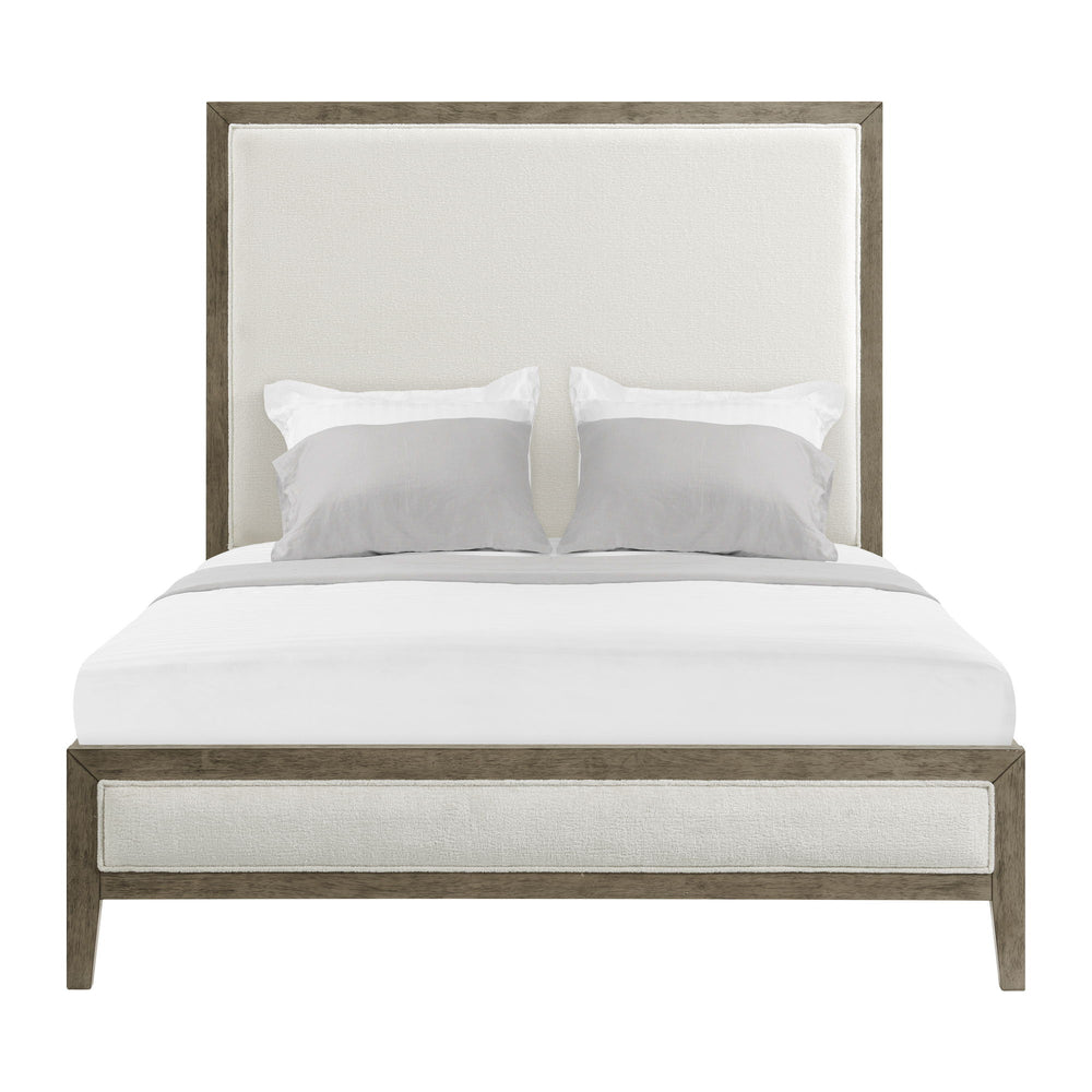 Versailles Contemporary - Fabric Panel Bed With Low Footboard