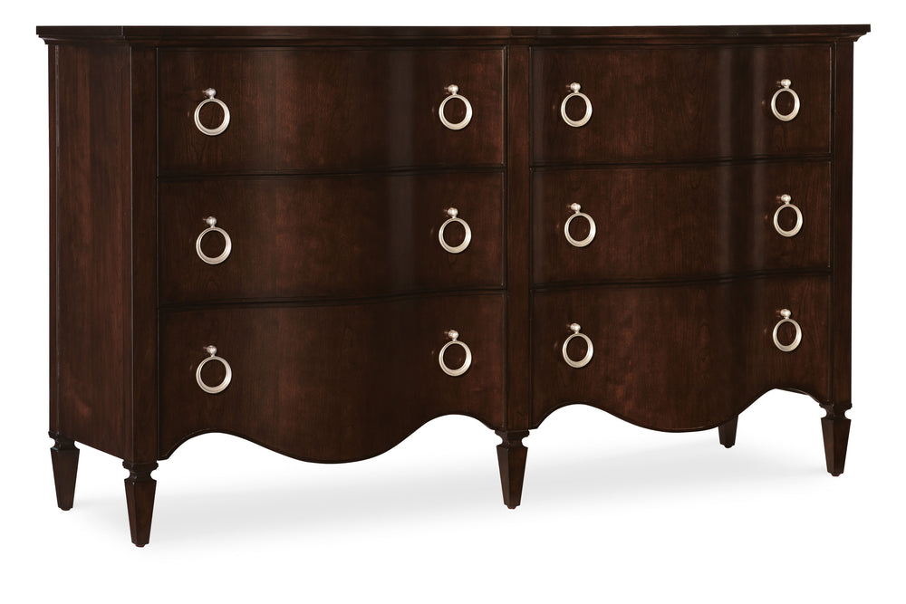 Bella Donna - Six-Drawer Dresser - Dark Brown