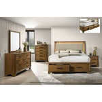 Harmony - 2-Drawer Nightstand With Usb - Walnut