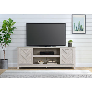 Eleanor - 70"" TV Stand With Sliding Door - White