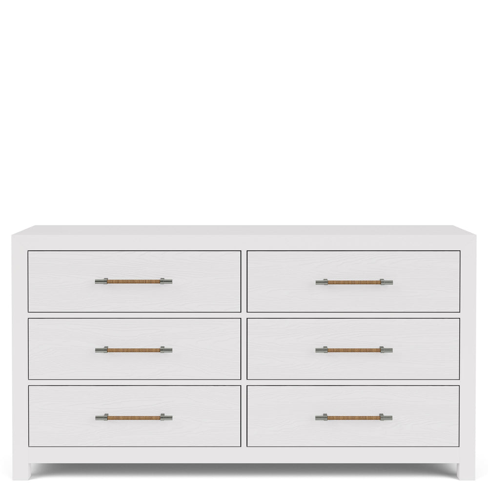 Rosalie - 6 Drawer Dresser - White - White