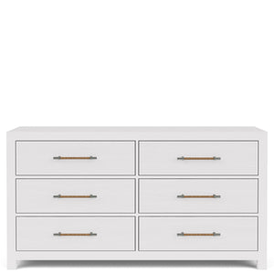 Rosalie - 6 Drawer Dresser - White - White