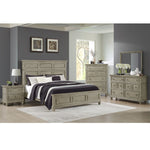 Whit-Ash - Dresser And Mirror Set - Light Gray