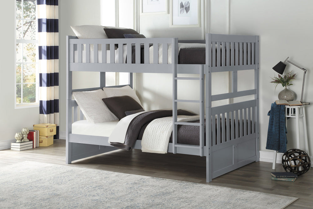 Full/Full Bunkbed Grey