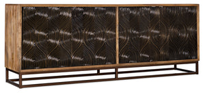 Swirl Door Entertainment Console