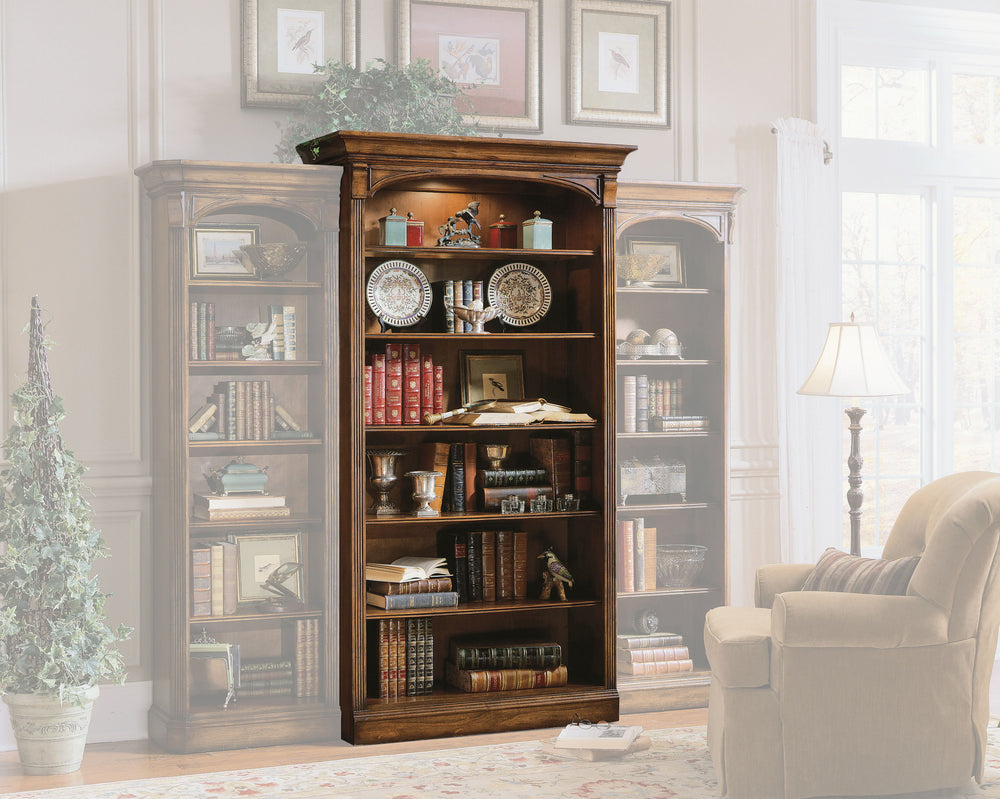 Brookhaven - Open Bookcase - Dark Brown