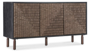 Commerce And Market - Jachar Entertainment Credenza - Dark Brown