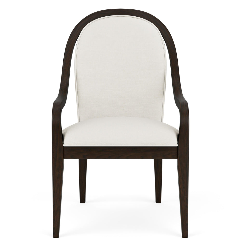 Lydia - Curved Upholstered Chair