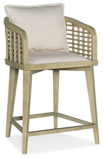 Surfrider - Barrel Back Counter Stool