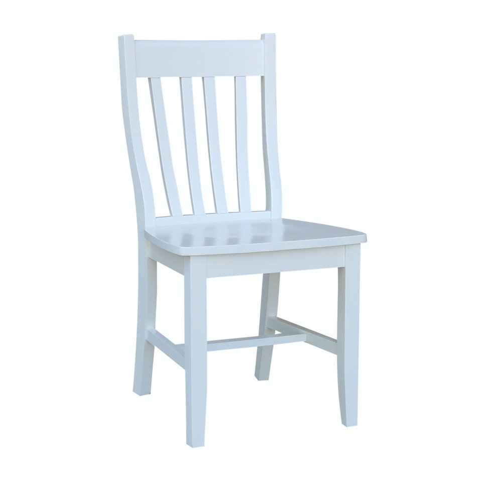 Hampton Collection - Schoolhouse Chair in Pure White