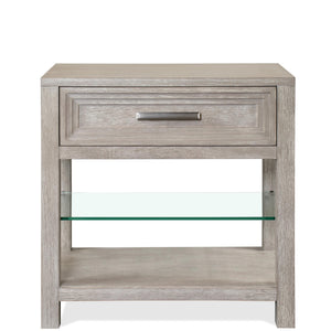 Cascade - One Drawer Nightstand - Gray