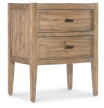 Vineyard Row - Two Drawer Nightstand - Light Brown