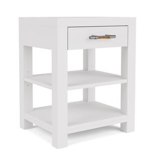 Rosalie - 1 Drawer Nightstand - White - White