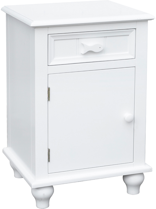 Fishtails 1-Drawer | 1-Door Nightstand