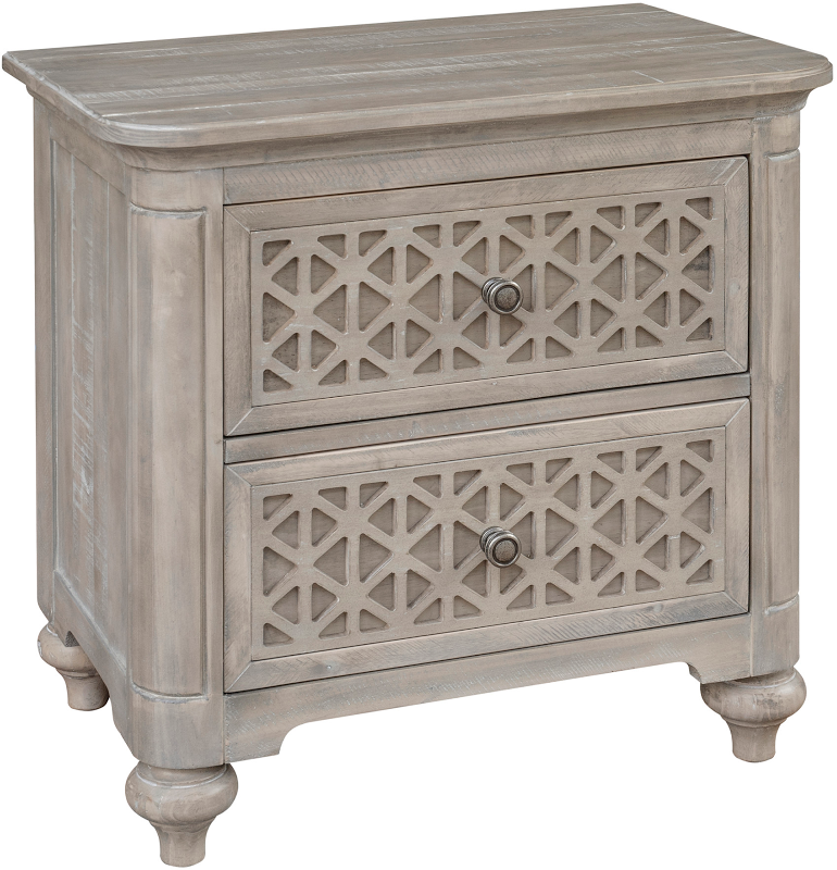 Wilmington | 2-Drawer Diamond Nightstand