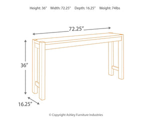 Torjin Long Counter Table