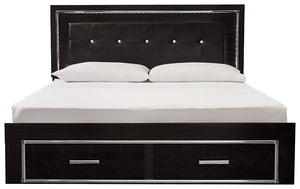 Kaydell  Panel Bed With Storage