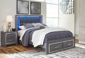 Lodanna  Panel Bed With 2 Storage Drawers