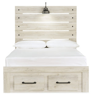 Cambeck  Panel Bed With 2 Storage Drawers