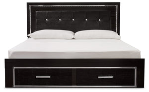 Kaydell  Upholstered Panel Bed With Storage