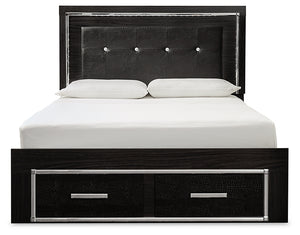 Kaydell  Panel Bed With Storage