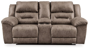 Stoneland DBL REC PWR Loveseat w/Console