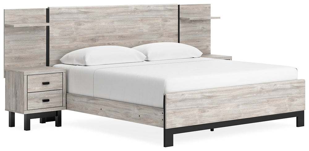 Vessalli  Panel Bed With Extensions