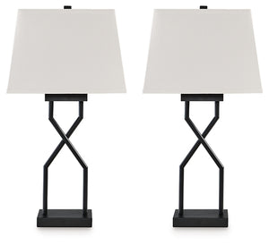 Brookthrone Metal Table Lamp (2/CN)