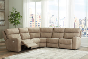 Next-Gen DuraPella 5-Piece Power Reclining Sectional