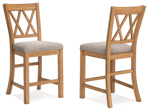 Havonplane Upholstered Barstool (2/CN)