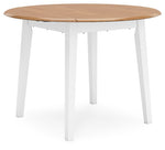 Gesthaven Round DRM Drop Leaf Table