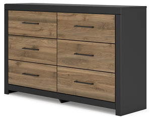 Vertani Six Drawer Dresser