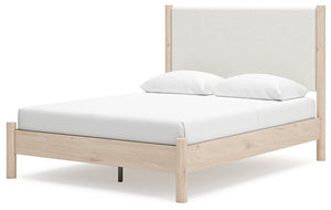 Cadmori  Upholstered Panel Bed