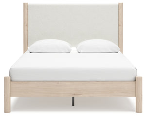 Cadmori  Upholstered Panel Bed