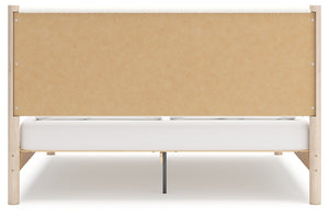 Cadmori  Upholstered Panel Bed