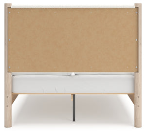 Cadmori  Upholstered Panel Bed