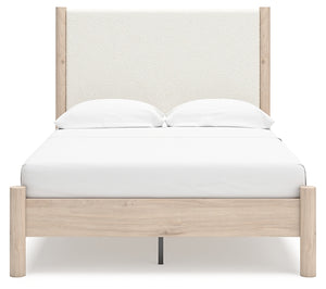 Cadmori  Upholstered Panel Bed