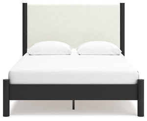 Cadmori  Upholstered Panel Bed