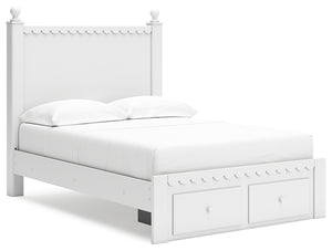 Mollviney  Panel Storage Bed