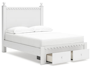 Mollviney  Panel Storage Bed