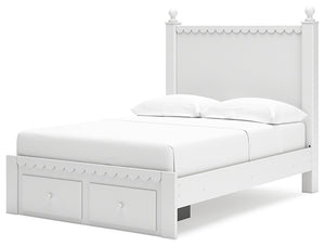 Mollviney  Panel Storage Bed