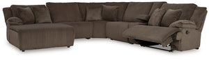 Top Tier 6-Piece Reclining Sectional with Chaise