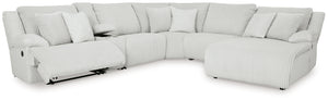 Top Tier 6-Piece Reclining Sectional with Chaise